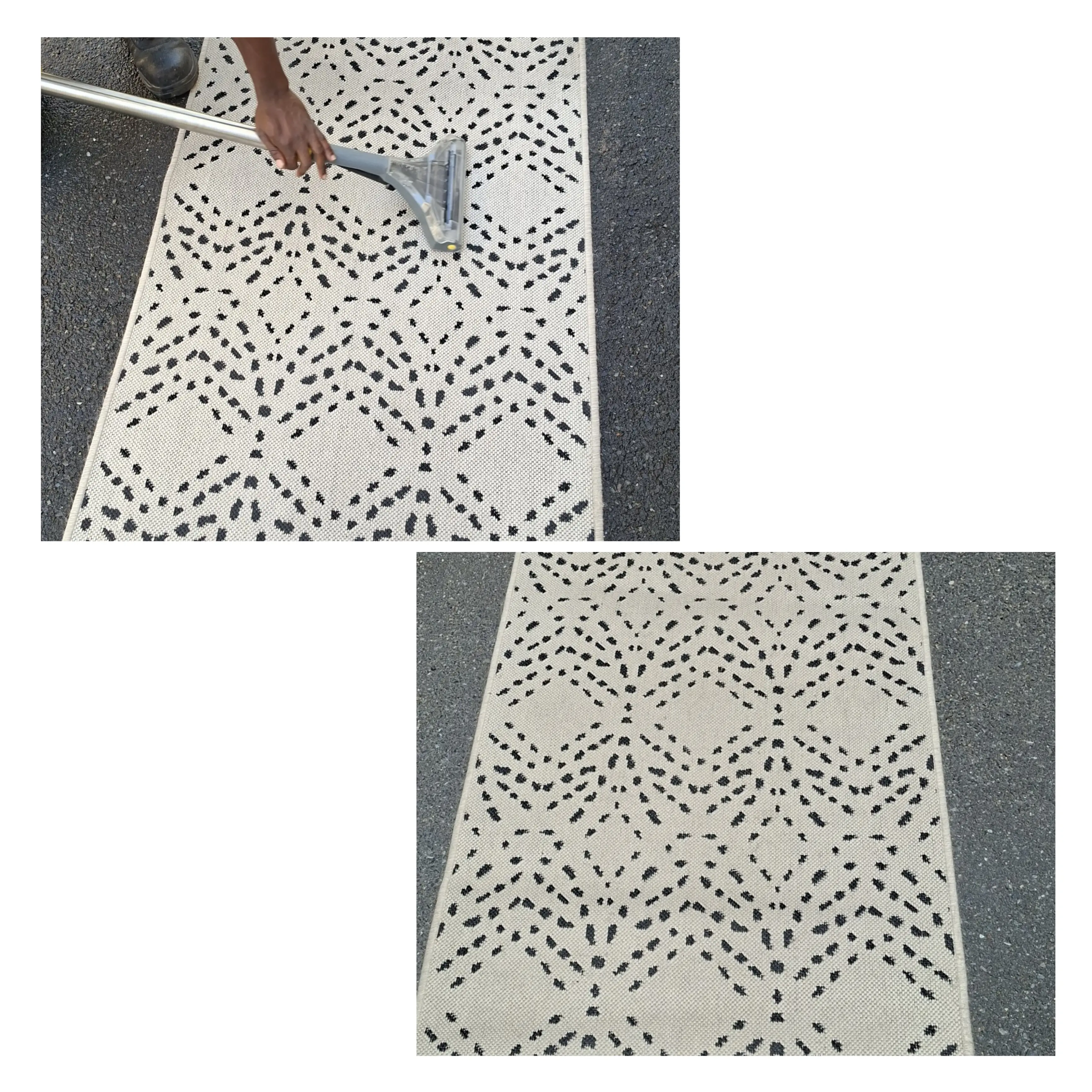 Professional carpet cleaning before and after results in Cape Town - dramatic transformation